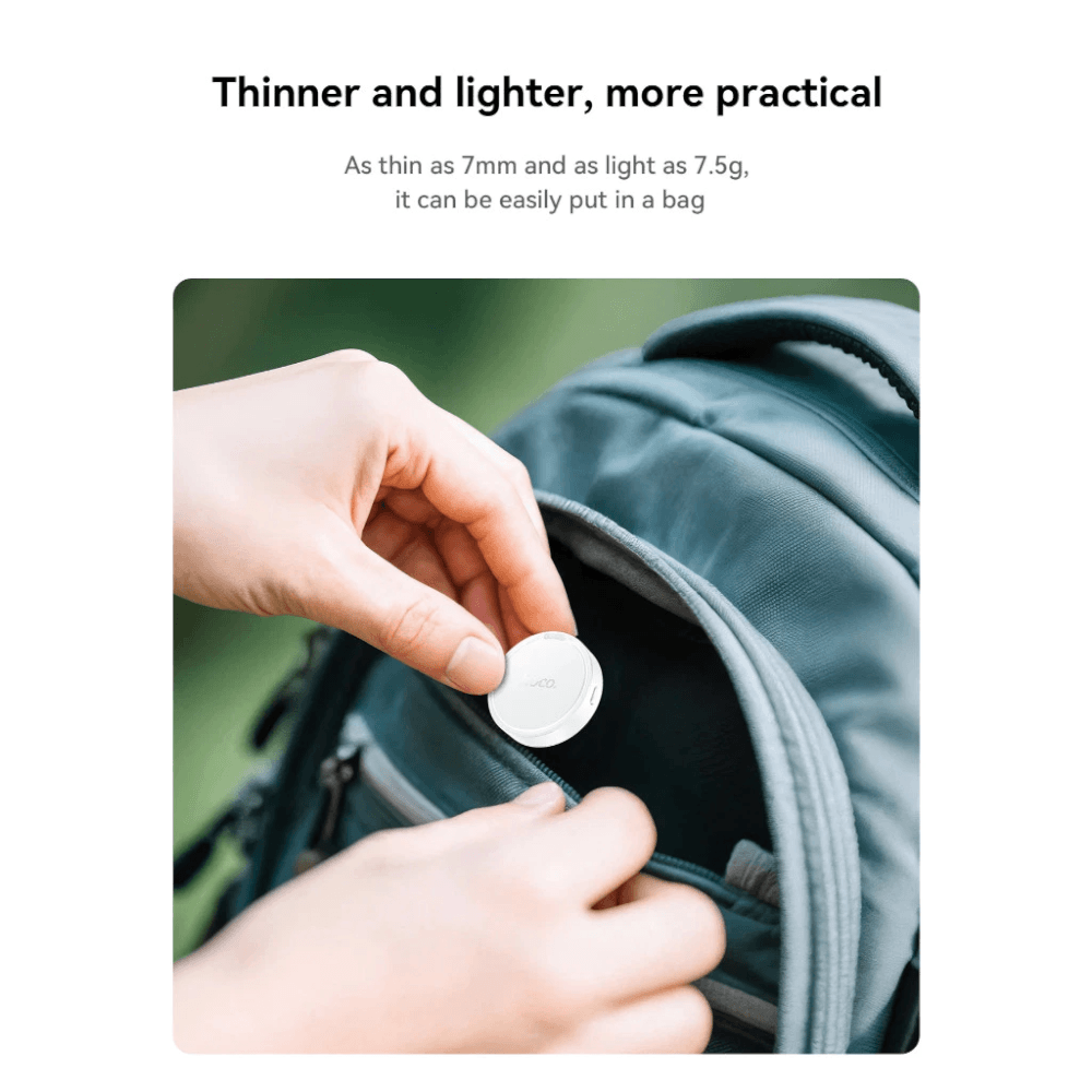 อุปกรณ์ติดตามจีพีเอส HOCO E96A ANDROID GPS TAG สำหรับแอนดรอยด์ รองรับ GOOGLE FIND MY DEVICE สีม่วง
